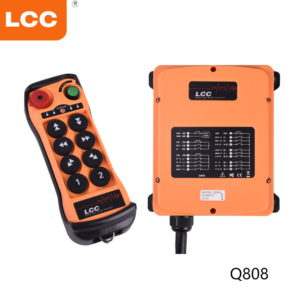 Q808 直流交流电无端钢丝绳机无线绞盘遥控开关